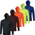 Camisa com capuz Gary Com, pacote com 5, manga comprida masculina, proteção solar UV Camisa com capuz Gary Com, pacote com 5, manga comprida masculina, proteção solar UV