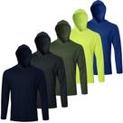 Camisa com capuz Gary Com, pacote com 5, manga comprida masculina, proteção solar UV Camisa com capuz Gary Com, pacote com 5, manga comprida masculina, proteção solar UV