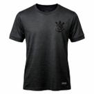 Camisa Corinthians All Black Jacquard - Masculino Tamanho:MCor:Preto