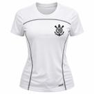 Camisa Corinthians Baby Look Recortes Lateral - Feminino Tamanho:GGCor:Branco