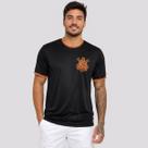 Camisa Corinthians Classic Dry Patch Libertadores Preta e Laranja