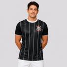 Camisa Corinthians Corinto Preta Patch Libertadores Camisa Corinthians Corinto Preta Patch Libertadores