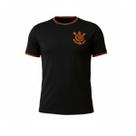 Camisa Corinthians Estampada Dry Laranja - Infantil Tamanho:6Cor:Preto