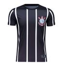 Camisa Corinthians Infantil Listra Dry Preto Licienciado -