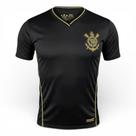 Camisa Corinthians Infantil Logo Bordado Gold Oficial