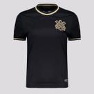 Camisa Corinthians Infantil Preta e Dourada Camisa Corinthians Infantil Preta e Dourada