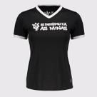 Camisa Corinthians Respeita as Minas Feminina Preta