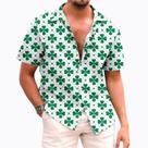 Camisa Corkifux St Patricks Day Hawaiian Lucky Irish Men