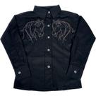 Camisa Country Infantil Feminina Pedraria Manga Longa West Country