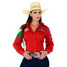 Camisa Country Radade Feminina Bordada Peão de Boiadeiros Barretos HC