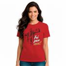 Camisa Cristã "Foi Por Você" Unissex Algodão Blusa Gospel Fé e Jesus Lançamento Camisa Cristã "Foi Por Você" Unissex Algodão Blusa Gospel Fé e Jesus Lançamento