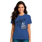 Camisa Cristã "Foi Por Você" Unissex Algodão Blusa Gospel Fé e Jesus Lançamento Camisa Cristã "Foi Por Você" Unissex Algodão Blusa Gospel Fé e Jesus Lançamento