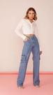 Camisa Cropped com pregas feminina adulto Tamanho P