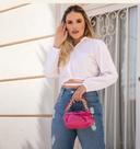 camisa cropped com tira pra amarraçao P