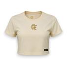 Camisa Cropped Flamengo Feminina Off White Oficial - Camisa Cropped Flamengo Feminina Off White Oficial -