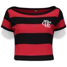 Camisa Cropped Flamengo Vibe Feminina Oficial -