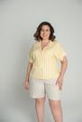 Camisa Cropped Listrada