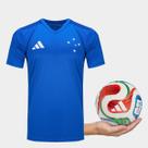 Camisa Cruzeiro 26/27 s/n Fanshirt + Mini Bola Trionda Copa do Mundo 2026