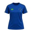 Camisa Cruzeiro Reluz Especial Brasil Azul - Feminino Tamanho:PCor:Azul
