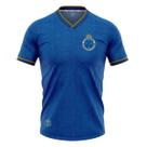 Camisa Cruzeiro Retro 2023 Home Triplice Coroa Azul Raposa