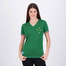 Camisa Cruzeiro Retrô Palestra Feminina Verde