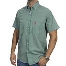 Camisa De Algodao Txc Verde Masculina Manga Curta Camisa De Algodao Txc Verde Masculina Manga Curta