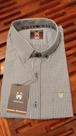 Camisa de algodao xadrez marrom texas head tam gg