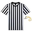 Camisa de árbitro Shinestone para futebol feminino e masculino