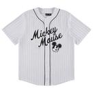 Camisa de beisebol Disney Mickey Mouse para homens - branca (S)