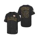Camisa De Beisebol Samurai Com Listras Brancas E Pretas Japão 16 OHTANI Roupas Esportivas De Alta