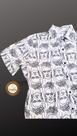 Camisa de Botão Unissex Frida Kahlo Minimalista