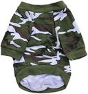 Camisa de cachorro pequeno cão cão roupas camo cão camiseta para cães