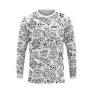 Camisa De Camping Respirável E De Secagem Rápida Com Estampa 3D De Desenhos Animados, Camiseta De