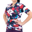 Camisa de Ciclismo Feminina Márcio May Funny Colorfull Camouflaged