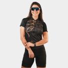 Camisa de Ciclismo Feminina Nossa Senhora Losango Pro Manga Curta Proteção Uv Bolsos Traseiros Zíper Parcial Camisa de Ciclismo Feminina Nossa Senhora Losango Pro Manga Curta Proteção Uv Bolsos Traseiros Zíper Parcial