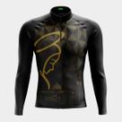 Camisa de Ciclismo Manga Longa Nossa Senhora Losango PRO 3 Bolsos Traseiros Proteção Uv Zíper