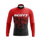 Camisa De Ciclismo Masculina De Manga Longa Com Proteção UV Para Verão, Roupa Para Corrida De