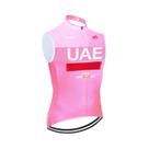 Camisa de Ciclismo Rosa 2025 Emirados Árabes Unidos - Colete para Homens e Mulheres