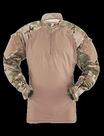 Camisa de Combate Tru-Spec T.R.U. con Cremallera 1/4 Multicam Coyote