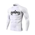 Camisa De Compressão Masculina Y2K Com Gola Alta Para Fitness, Secagem Rápida, Proteção Muscular Camisa De Compressão Masculina Y2K Com Gola Alta Para Fitness, Secagem Rápida, Proteção Muscular