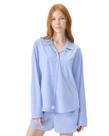 Camisa de dormir florence by mills de manga comprida feminina Chambray