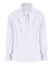Camisa de fantasia Bbalizko Pirate Vampire Renaissance Gothic Masculina