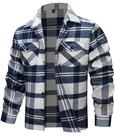 Camisa de flanela Shacket TACVASEN isolada de inverno para homens