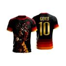 Camisa De Futebol 3D Dragon Ball Goku Para Treino, Tamanhos S-6XL (90cm-160cm), Conjuntos Combinando Camisa De Futebol 3D Dragon Ball Goku Para Treino, Tamanhos S-6XL (90cm-160cm), Conjuntos Combinando