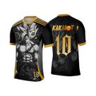 Camisa De Futebol 3D Impressa Super Saiyan Goku No.10 Dragon Ball Z, T-Shirt Grande E Confortável De