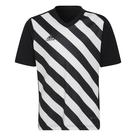 Camisa de futebol adidas Kids' Entrada 22 Graphic em preto/branco
