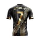 Camisa De Futebol Edição Especial Para Adultos E Crianças Ronaldos 7 Oversize Manga Curta Uniforme