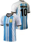 Camisa de Futebol Infantil Icon Sports Messi 10 Argentina AFA