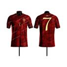 Camisa De Futebol Masculina Portugal Secagem Rápida Manga Curta 25-26 Ronaldo 7 Edição Especial