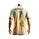Camisa De Futebol Ronaldo Respirável De Manga Curta Para Crianças E Adultos Uso Diário Esportes Ao
